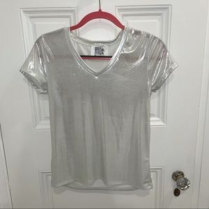 White Shimmery T-shirt